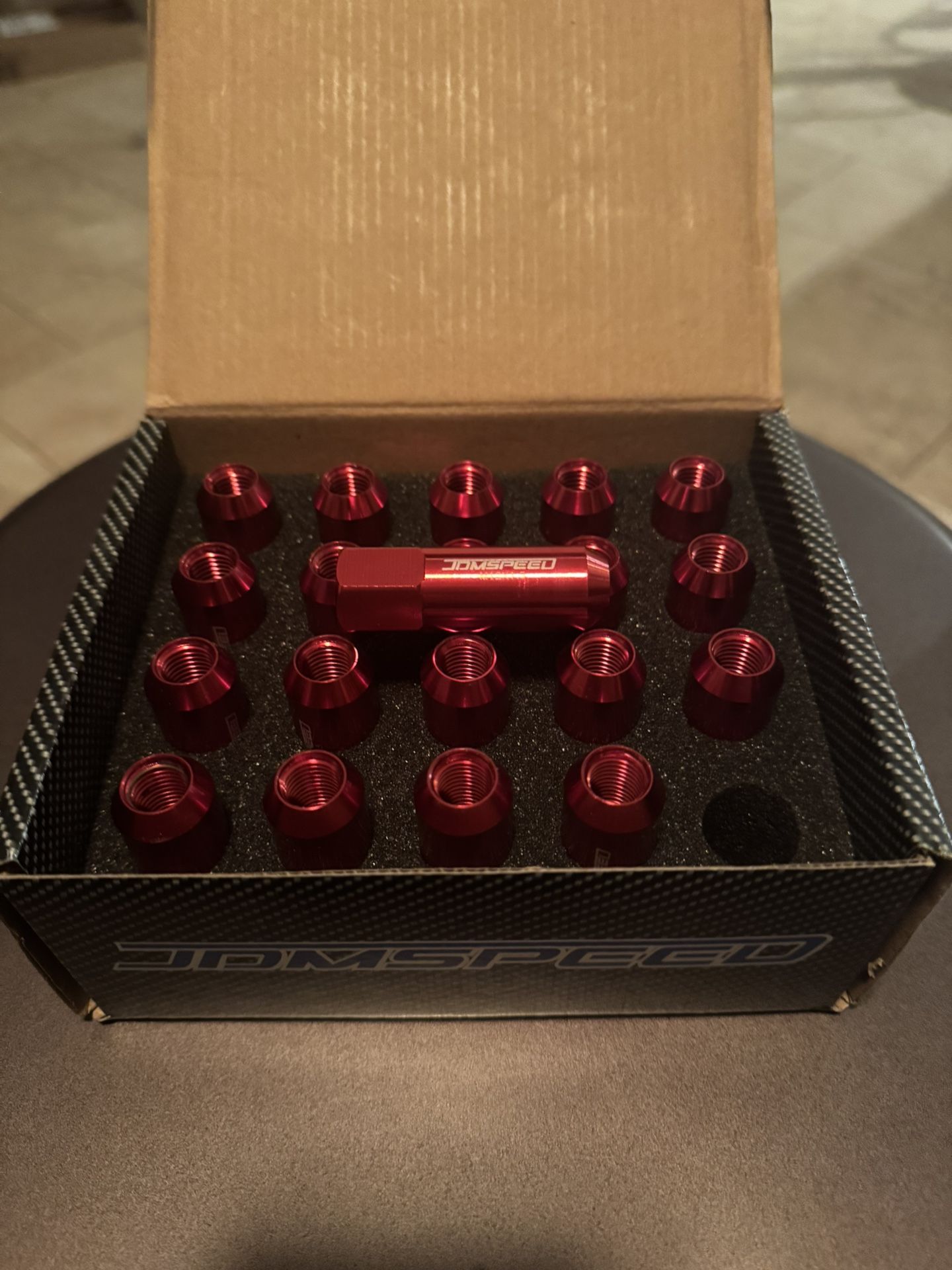 JDMSPEED M12X1.5 Lug nut Set.