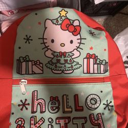 Hello Kitty Christmas Backpack $5