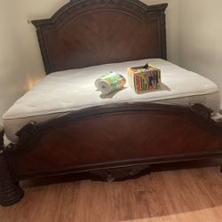 King Bedroom Set With Dresser Chest Bench