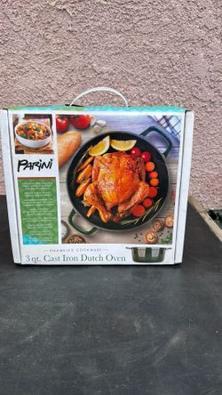 Parini 3qt cast iron Dutch oven