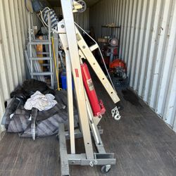 Pittsburgh 2 Ton Folding Engine Crane.