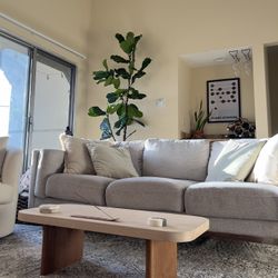 Light Grey Living Spaces Couch
