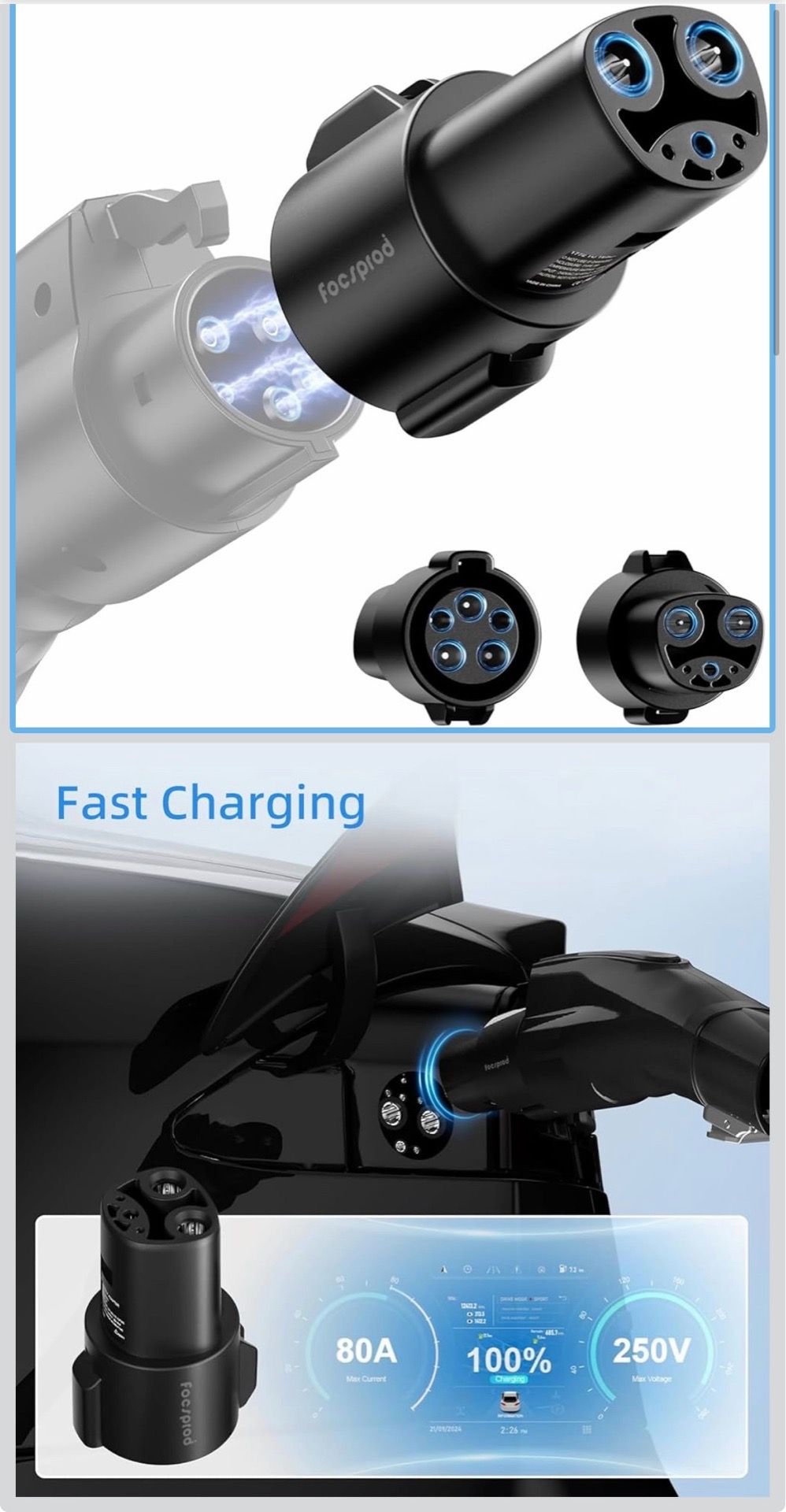 J1772 to Tesla Charger Adapter