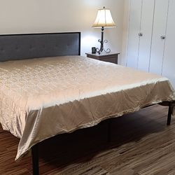 SHA CERLIN King Size Bed Frame – Excellent Condition