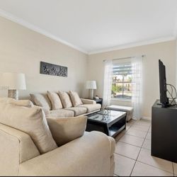 Sofa bed- Queen Size, love seat, ottoman and small chair Guy