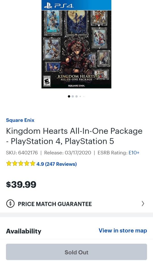 Kingdom Hearts Ps4 