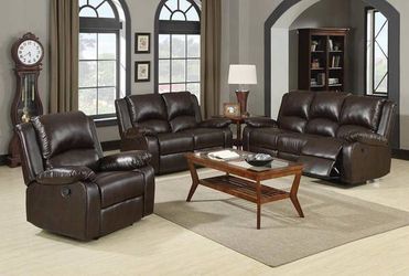 Two-Tone Brown Motion Sofa! Brand New! Lowest Prices!