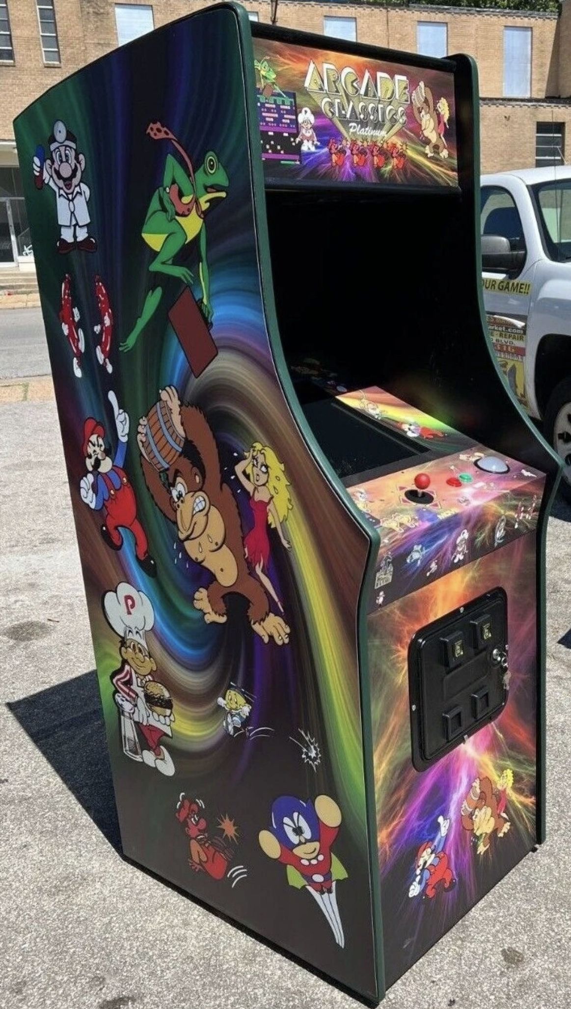 Arcade Game Cabinet Full Size 