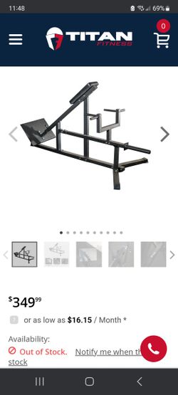 Titan Fitness Adjustable Chest Supported T-Bar Row Machine