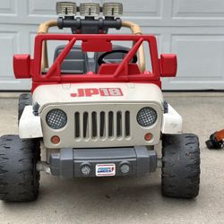 Power Wheels Jurassic Park Jeep Wrangler