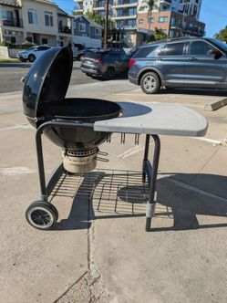 Weber Charcoal Grill with Side Table 🥩🔥