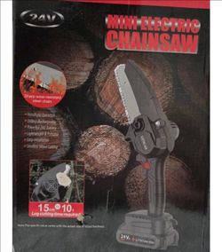 24V Mini Electric Chainsaw Cordless Handheld