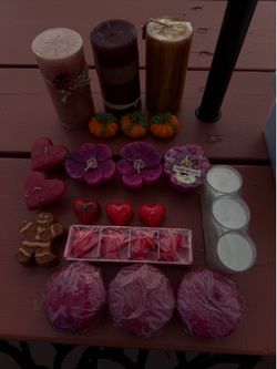 Assorted candles