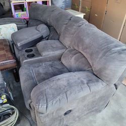 Sectional Couch And Matching Recliner