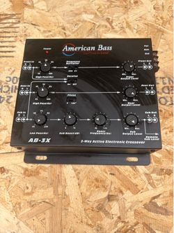 American bass 3-way crossover
