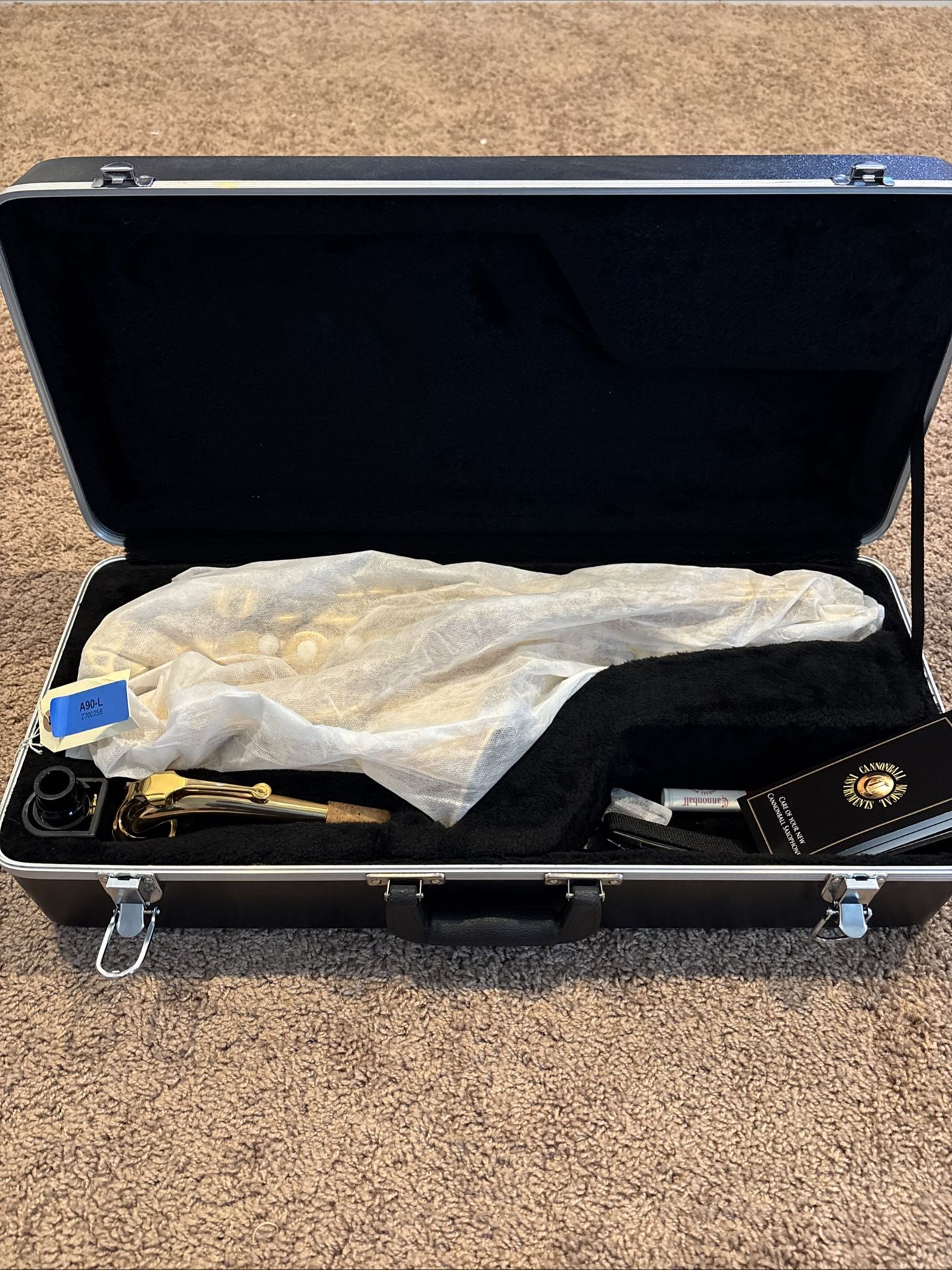New Cannonball Falcon A90-L Alto Saxophone (and 2 Vandoren Reeds)- $1700+ Value