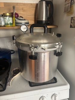 All American WAF 20qt Aluminum Stovetop Pressure Cooker w/ Gauge