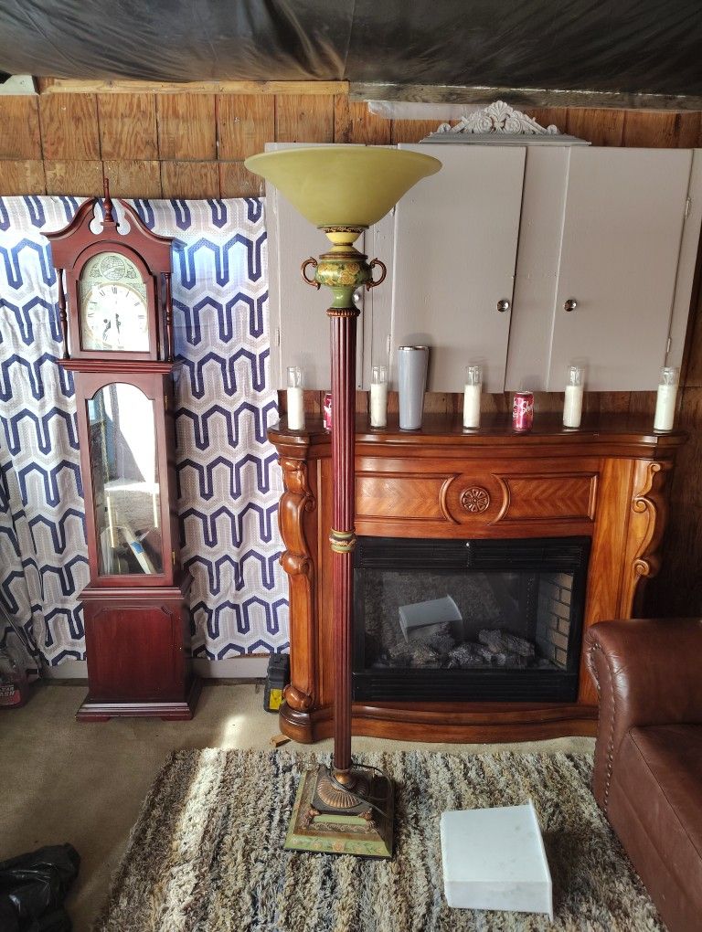 Floor Clock Ceramic In New Condition