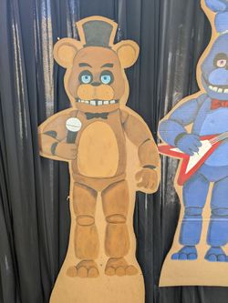 Five nights at Freddy's cardboard hand painted