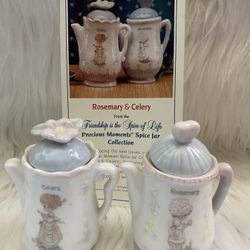 Precious Moments Spice Jars 