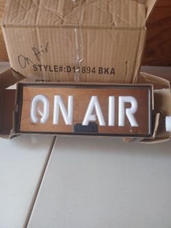NEON ON AIR SIGN