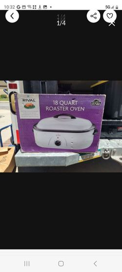 Shipping Available Brand-New In The Box Rival 18 Quart Roaster Oven Won't Accept Lower Offers