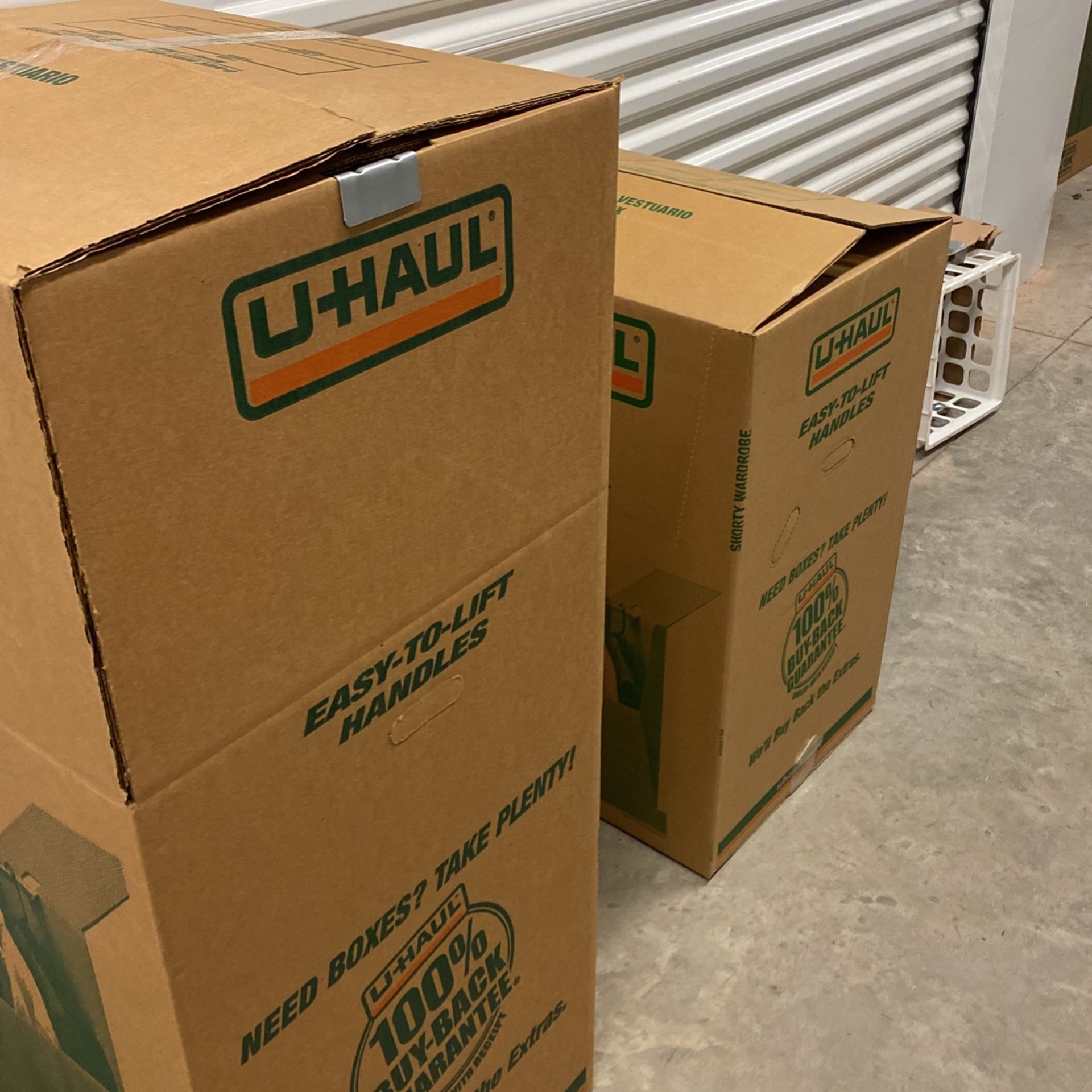 Uhaul Clothing Boxes
