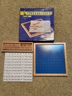 Number Puzzle (Wooden Chips)/Hundred Board