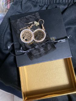 Tree of Life Dangling Earrings With Rhinestone