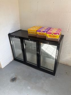 “Low Boy”/3-Door Commercial Back Bar Cooler