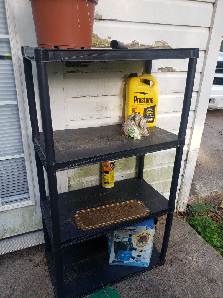 Black Storage Shelf