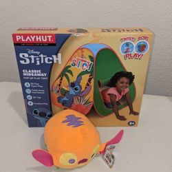Stitch Tent And Plush New