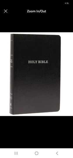 KJV Holy Bible: Gift and Award, Black Leather-Look, Red Letter, Comfort Print