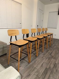 Wood Barstool
