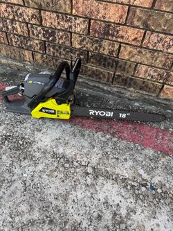 Ryoby 18 in gas chainsaw