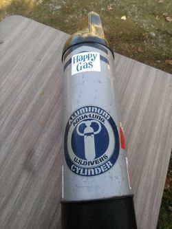 Aluminum diving cylinder