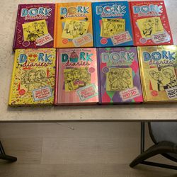 8 Dork Diary books
