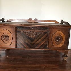 Antique Jacob Bloom Co Cedar Chest 