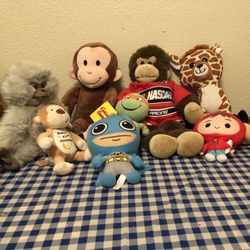 9 Stuff Animals 