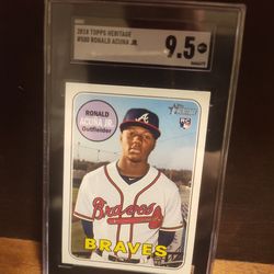 Ronald Acuna JR rookie card