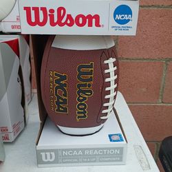 Wilson NCAA Reaction Recreational Football - Brown, Official Size (Ages 14 and up)