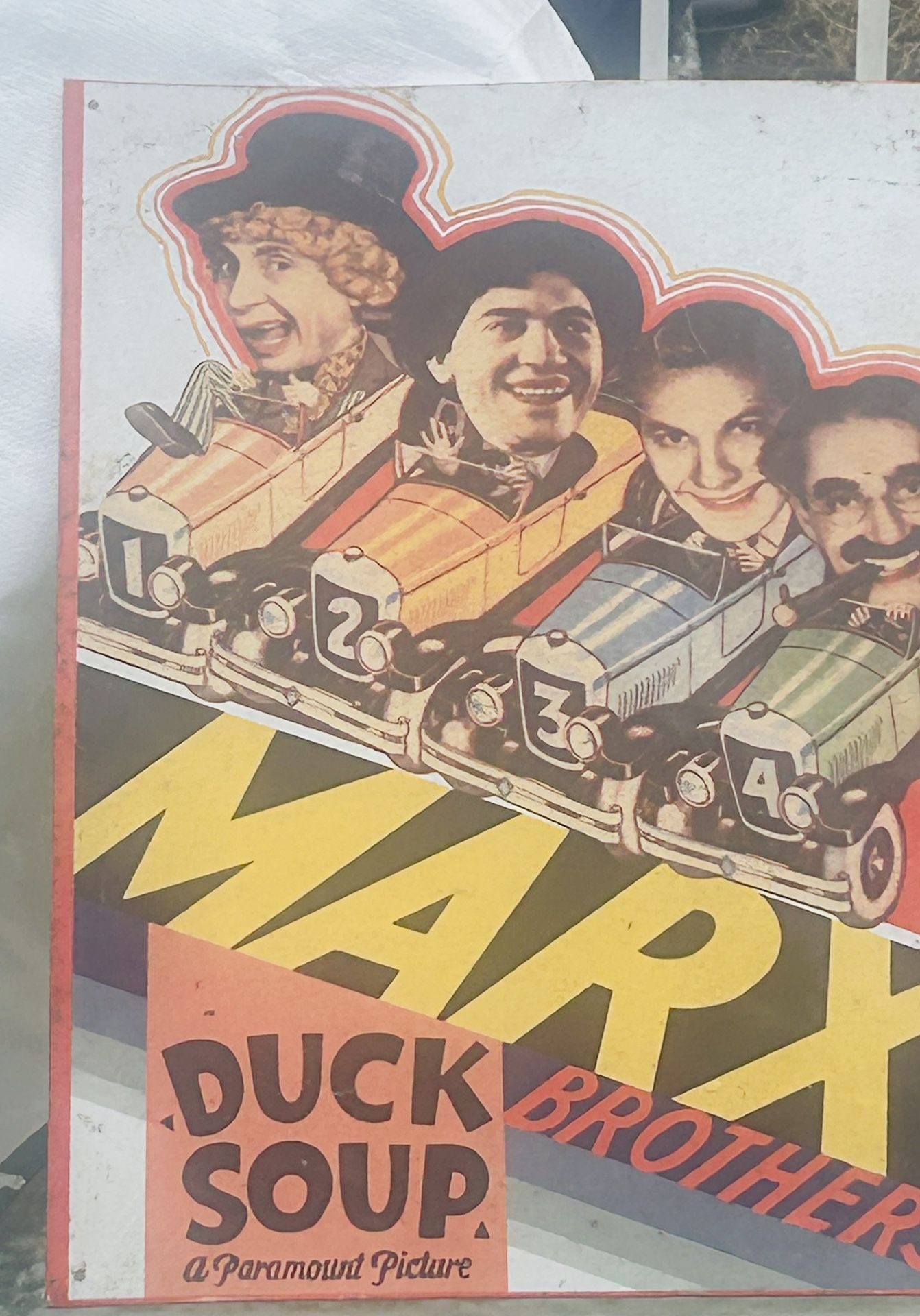 Vintage Sign Marx Brothers Duck Soup A Paramount Picture