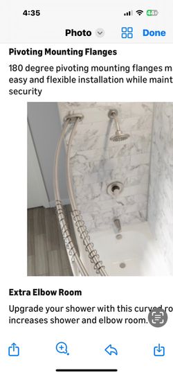Brand New Stainless Steel Shower Rod
