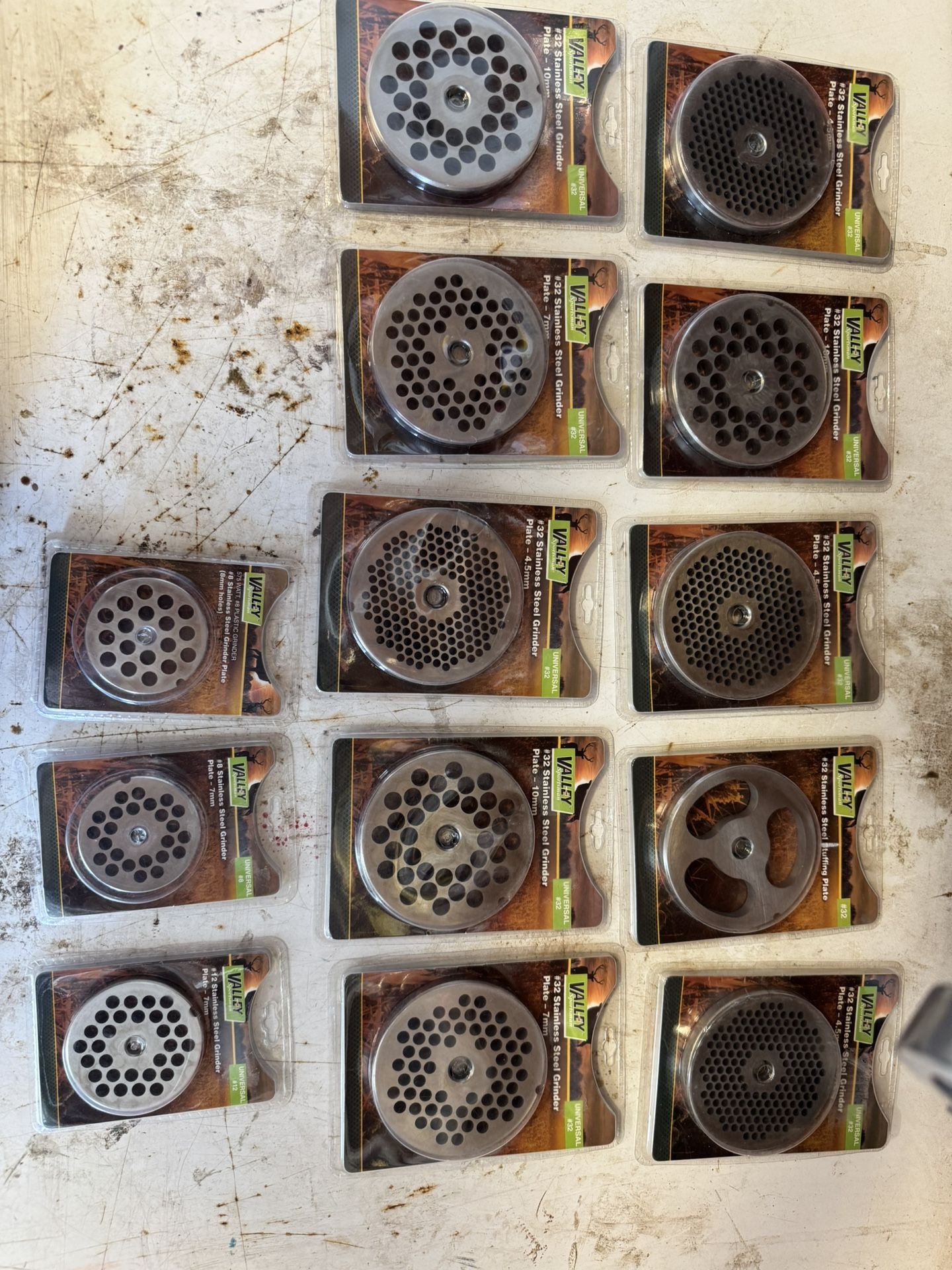 Stainless steel grinder plates