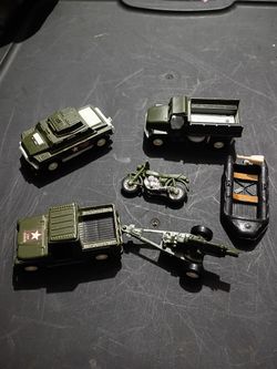 Vintage Tootsie armored vehicles