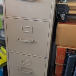HON Metal File Cabinet With Folder Organizers