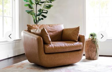 Albany Park Swivel Chair + Ottoman ($1448 Value)