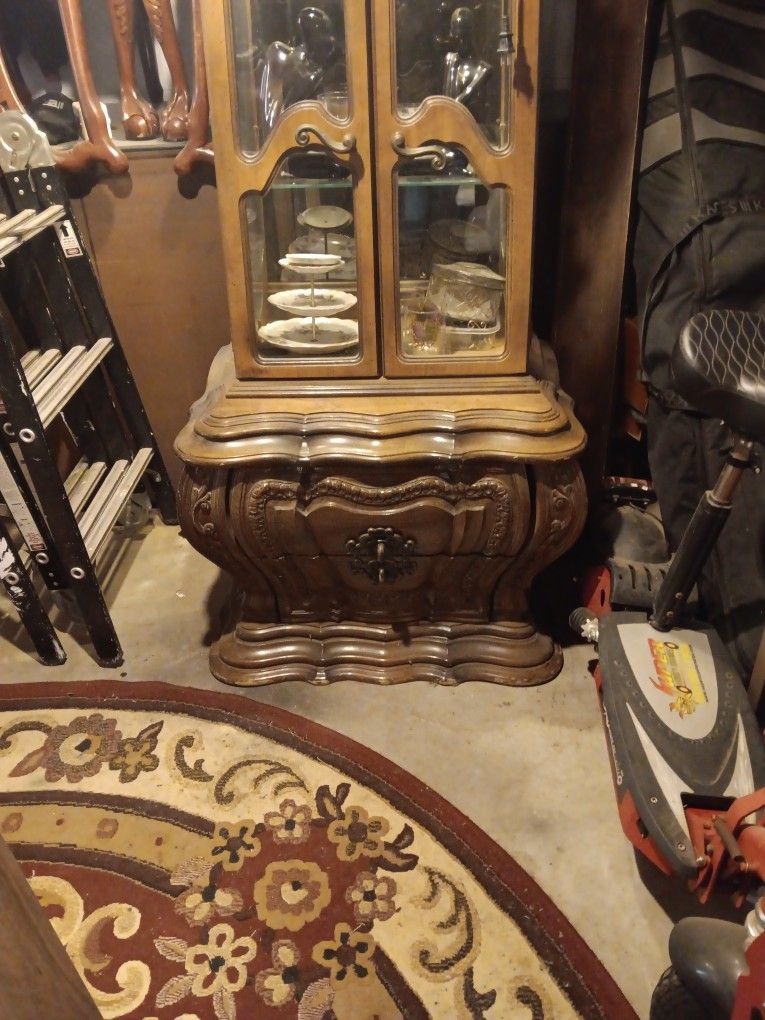 Nice Vintage French Display Cabinet For Sale