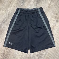 Under Armour HeatGear Mesh Shorts Black Size S Loose Fit Lightweight Athletic