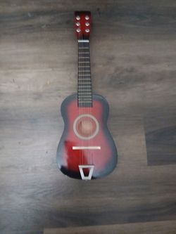 Red guitar